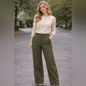 H&M Khaki Green Chinos